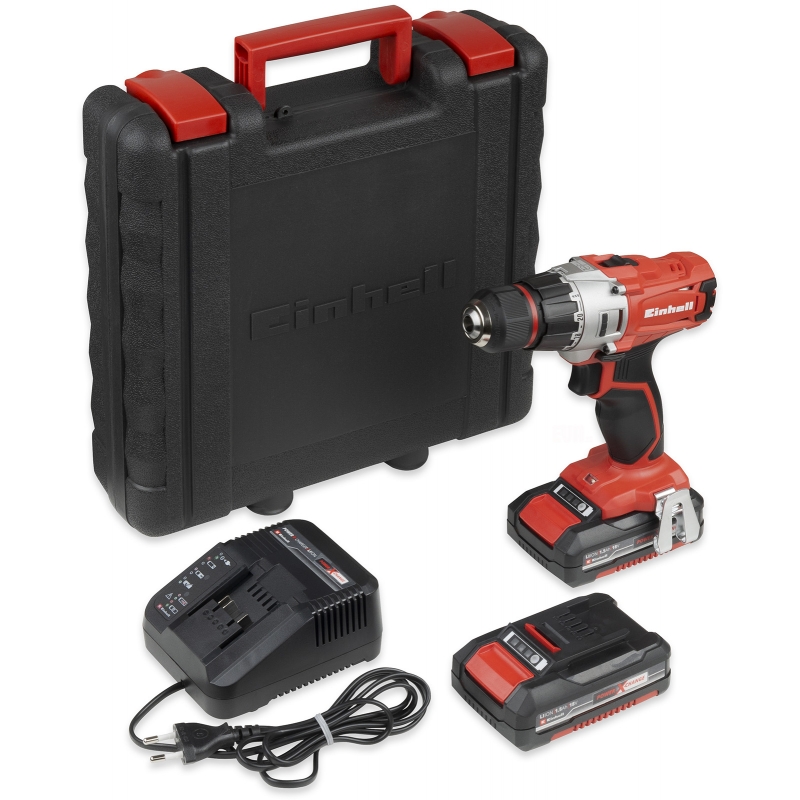 Vrta�ka aku Einhell TE-CD 18V, 2x1,5 Ah, X-Change