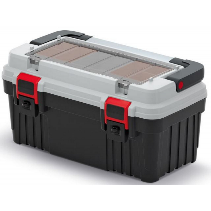 Kufr na n��ad� OPTIMA �ed� s p�ihr�dkami ve v�ku 470 x 256 x 238 mm