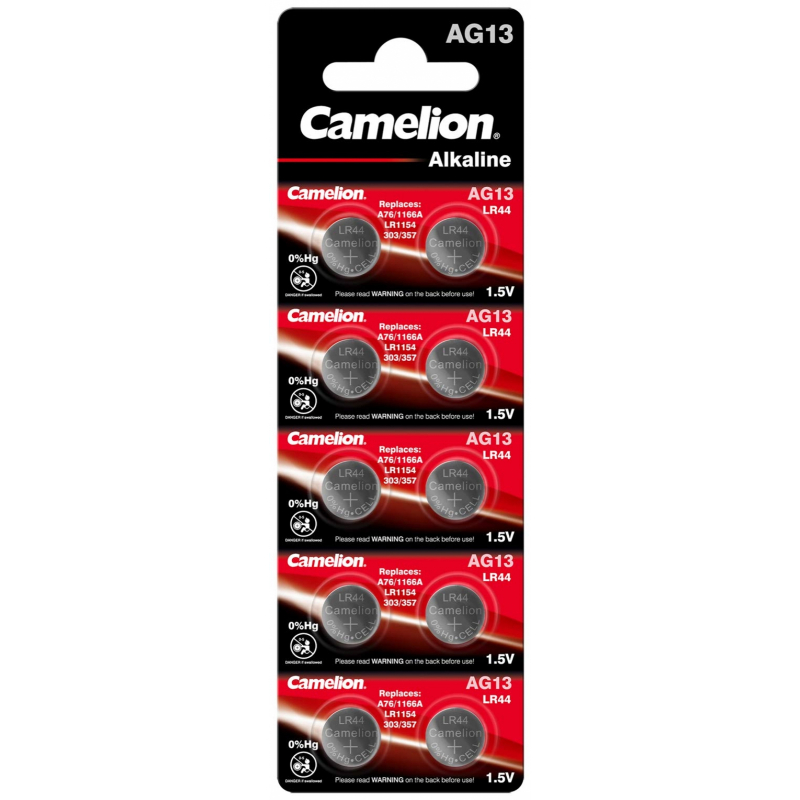 10x baterie Camelion AG 13 / LR44