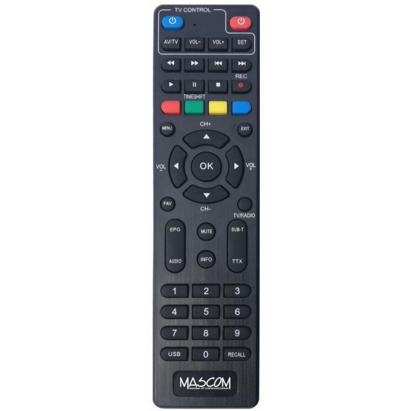 D�lkov� ovlada� Mascom pro PRO MC720T2, MC721T2, MC820