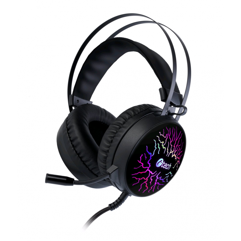 Sluchátka C-TECH Astro (GHS-16), casual gaming, LED, podsvícení