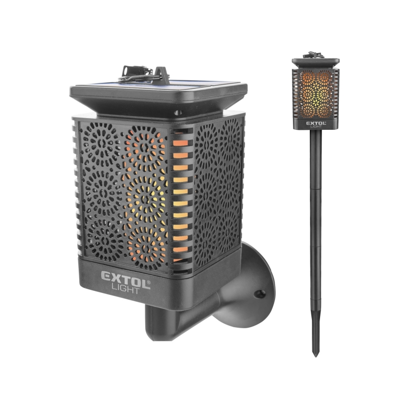 Lampa solární 3v1, pochodeň 67 cm, efekt ohně