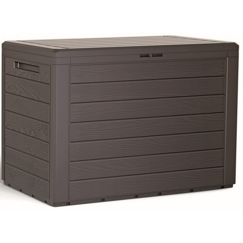 Box zahradní WOODEBOX 78 x 55 x 44 cm hnědočerný