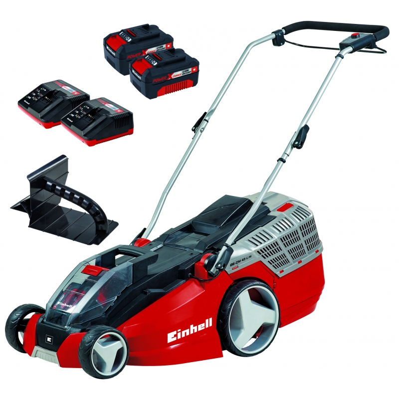Sekačka 43cm AKU 2x4Ah rotační Einhell GE-CM 43 Li M Kit X-Change