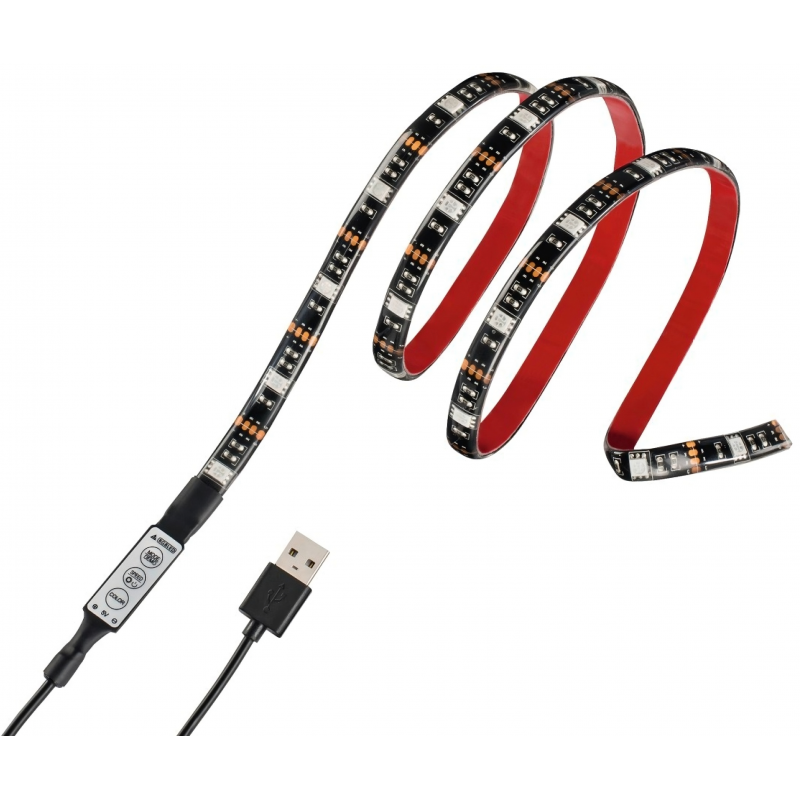 LED páska Hama 1m RGB, USB s ovládáním