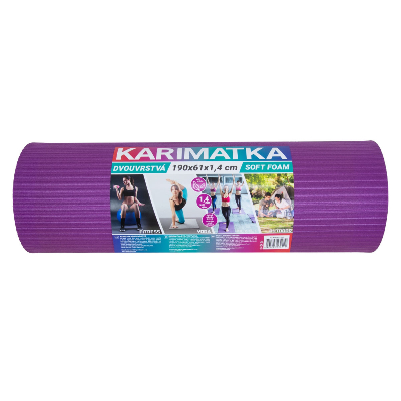 Karimatka dvouvrstv� protiskluzov� SOFT FOAM 190 x 61 x 1,4 cm