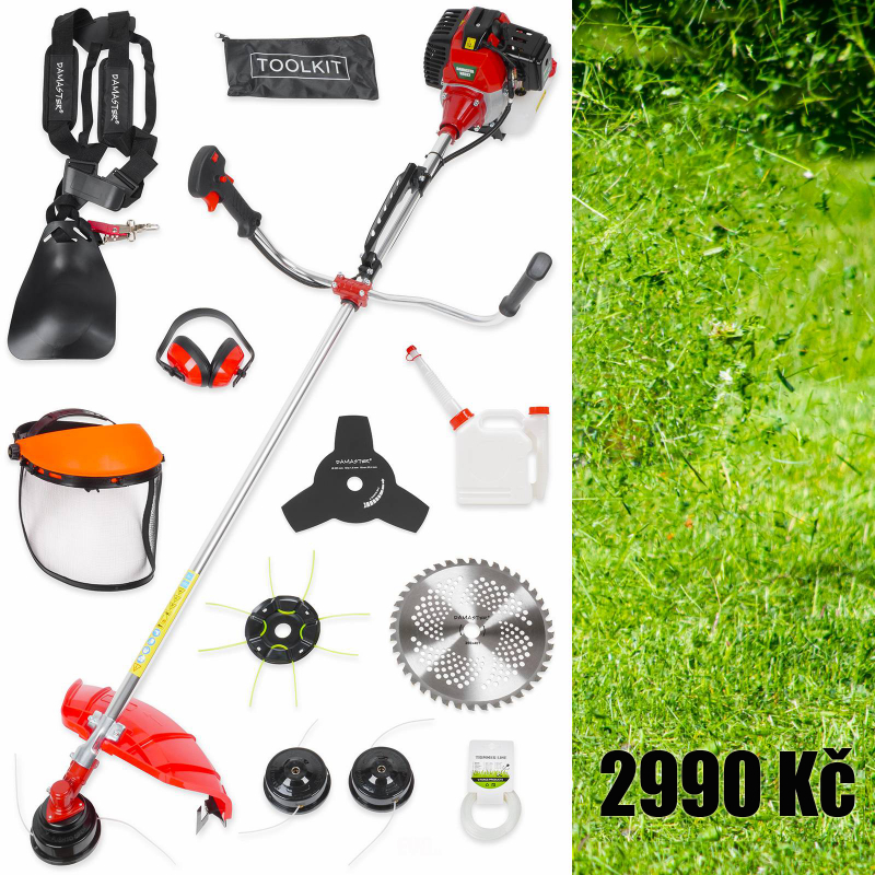 Křovinořez Damaster KR522 s nadstandartní výbavou