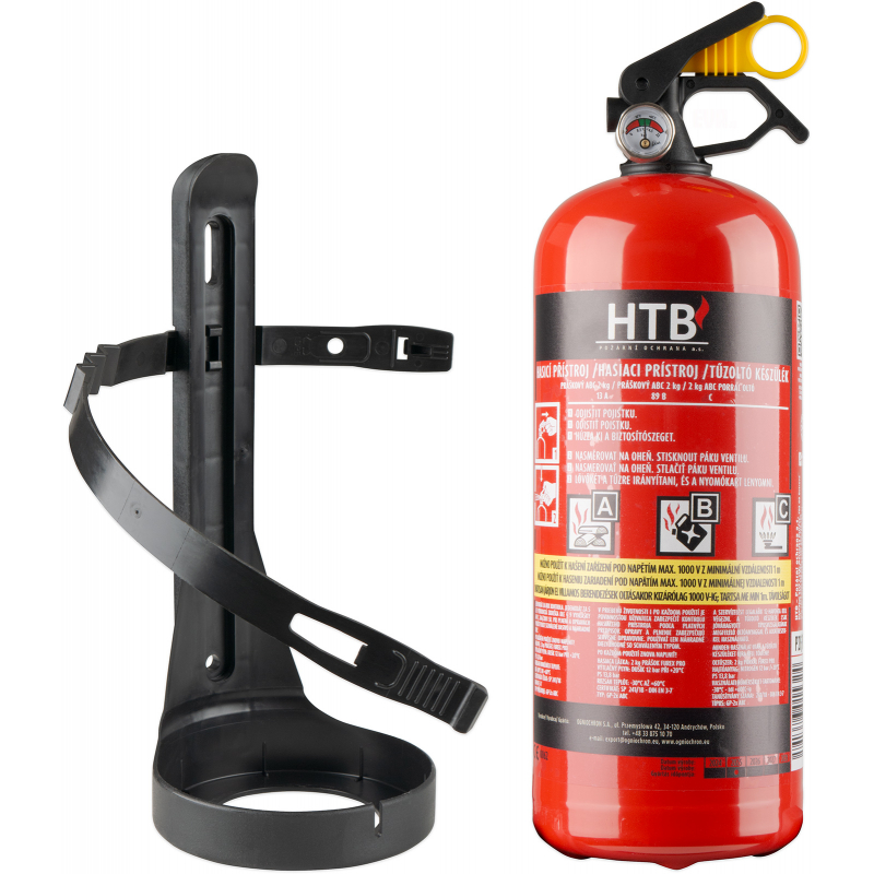 P��stroj hasic� pr�kov� ABC 2 kg, hasi��k v�. dr��ku na st�nu