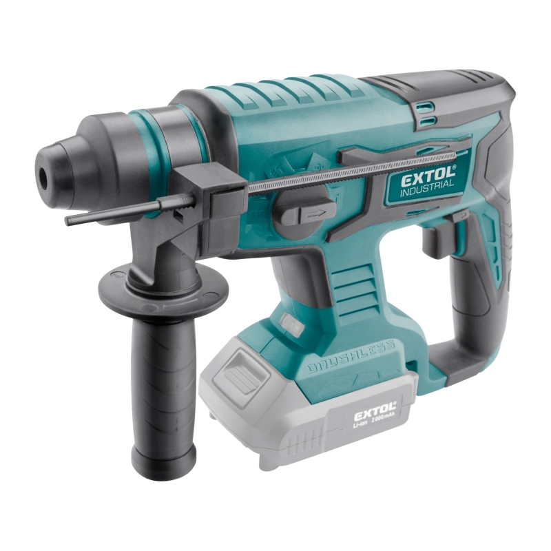 Kladivo vrtací AKU, EXTOL Industrial SDS plus, Share 20V, Li-Ion, bez baterie a nabíječky