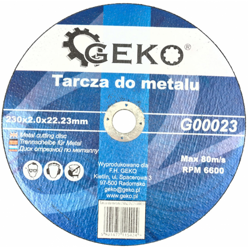 Kotou� �ezn� na ocel 230x2mm Geko