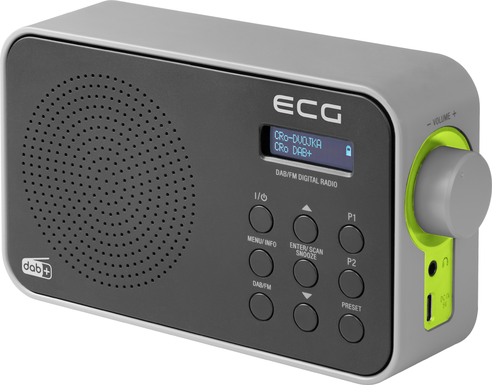Rádio ECG RD 110 DAB Black