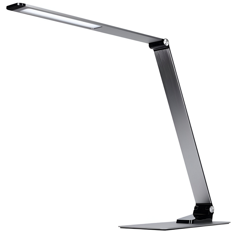 Solight WO51-S lampi�ka stoln� st��brn�, stm�vateln� 11W, 550lm, brou�en� hlin�k