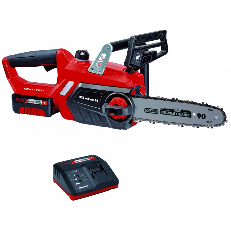 Pila řetězová AKU 3Ah,nabíječka Einhell GE-LC 18/25 Li Kit X-Change