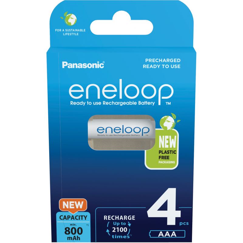 Baterie PANASONIC 4MCCE/4BE ENELOOP N 4xAAA 800 mAh