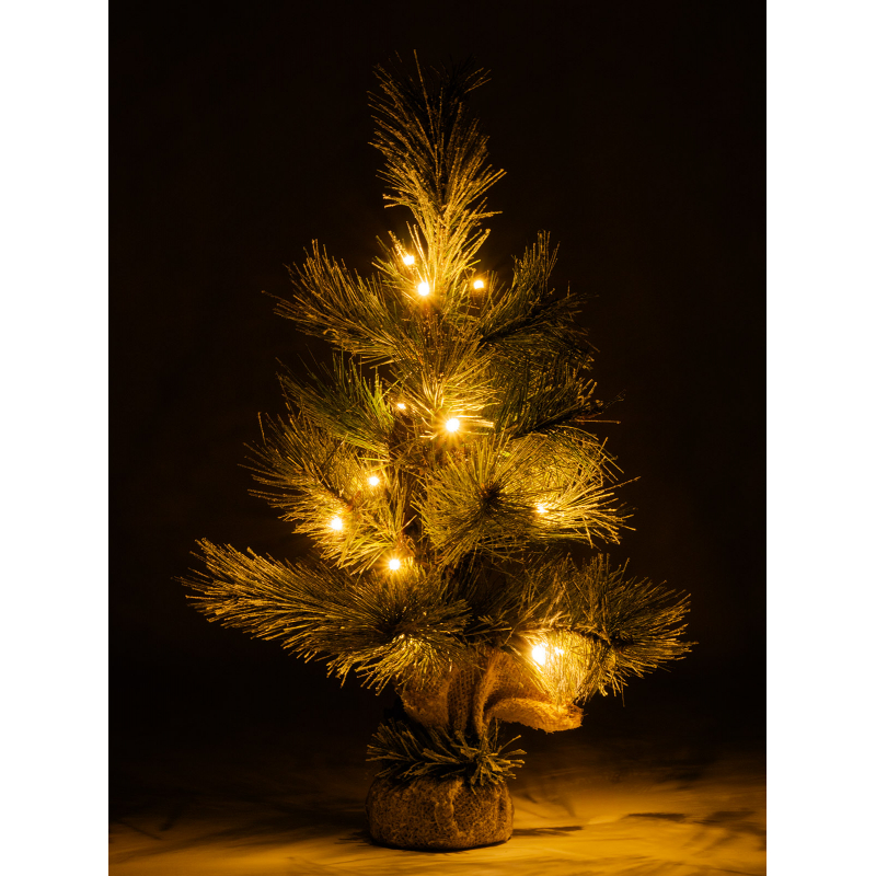 Stromek v�no�n� Solight 45 cm, 15 LED, IP44, �asova�, 3 x AA