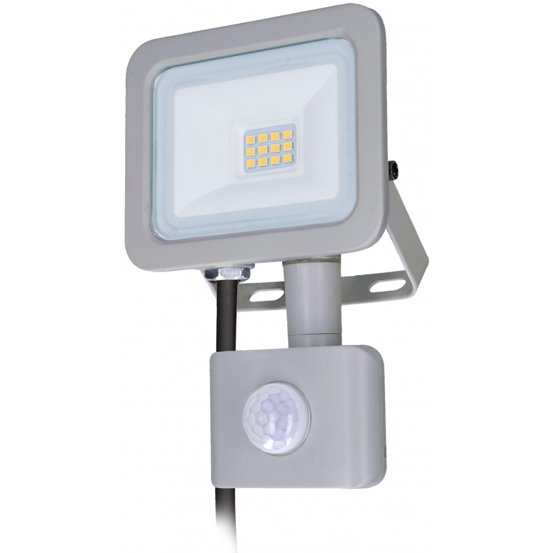 Reflektor LED 10W s PIR �idlem, 5000K, 750lm, IP44