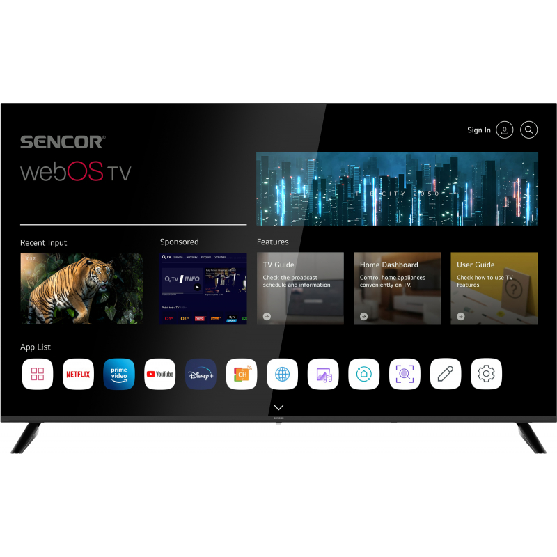 Televize SENCOR SLE 65US801TCSB