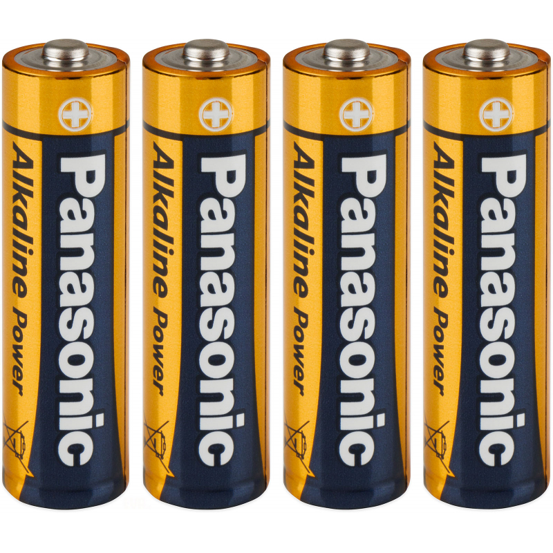 4x alkalick� baterie Panasonic BRONZE LR6, AA