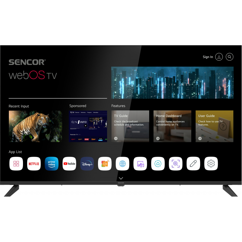Televize SENCOR SLE 50US801TCSB