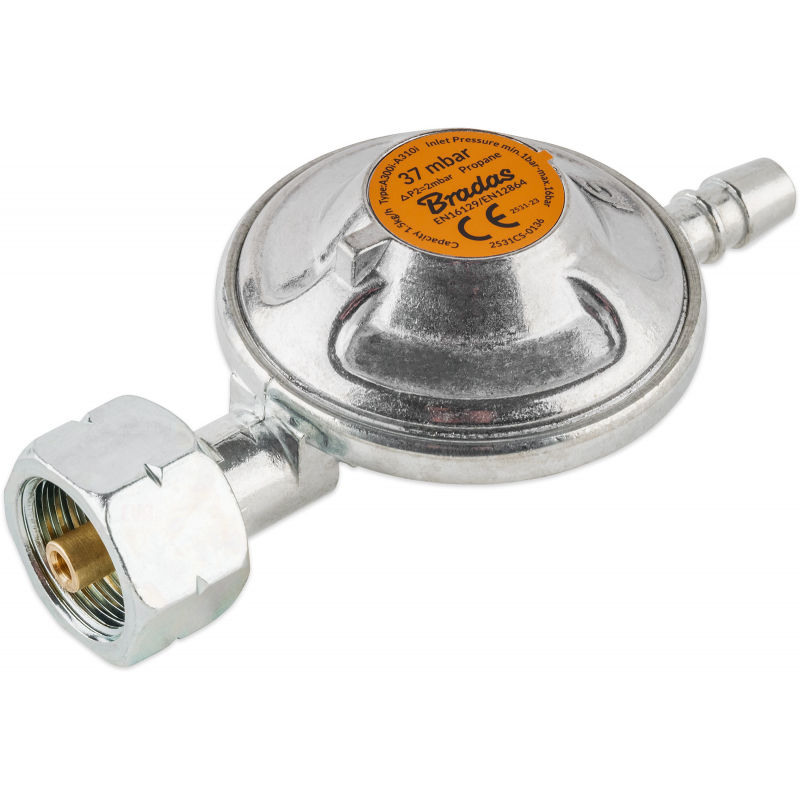 Regul�tor tlaku Bradas RG A310, 37mbar, trn