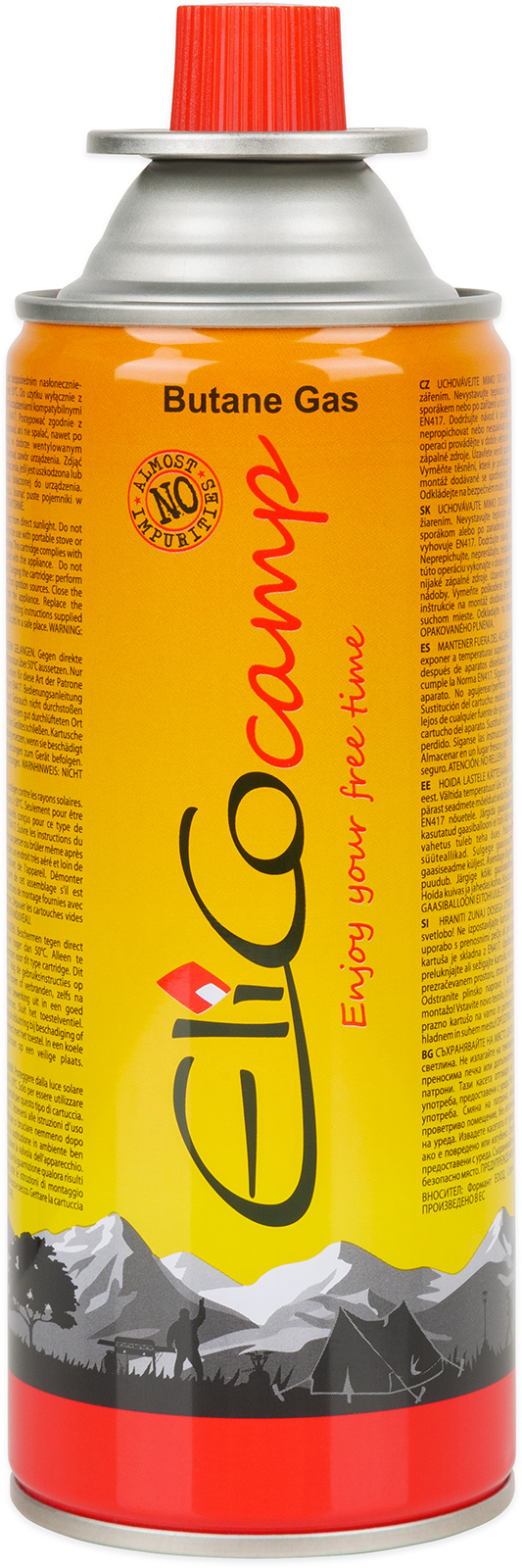 Kartuš plynová ElicoCamp 220g, ventilová