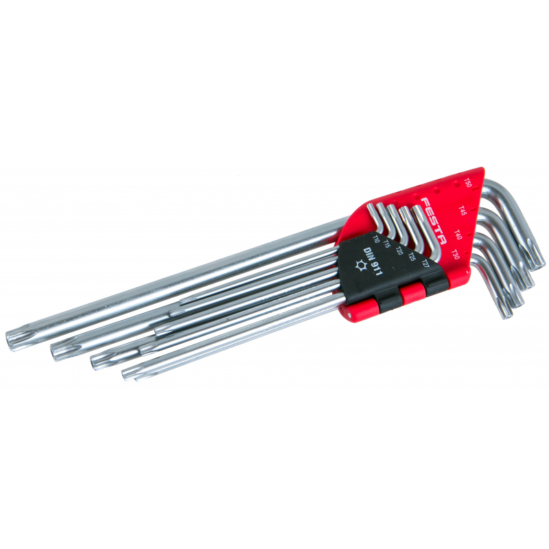 Torx prodlou�en� T10-T50, 9ks CrV Festa, vrtan�