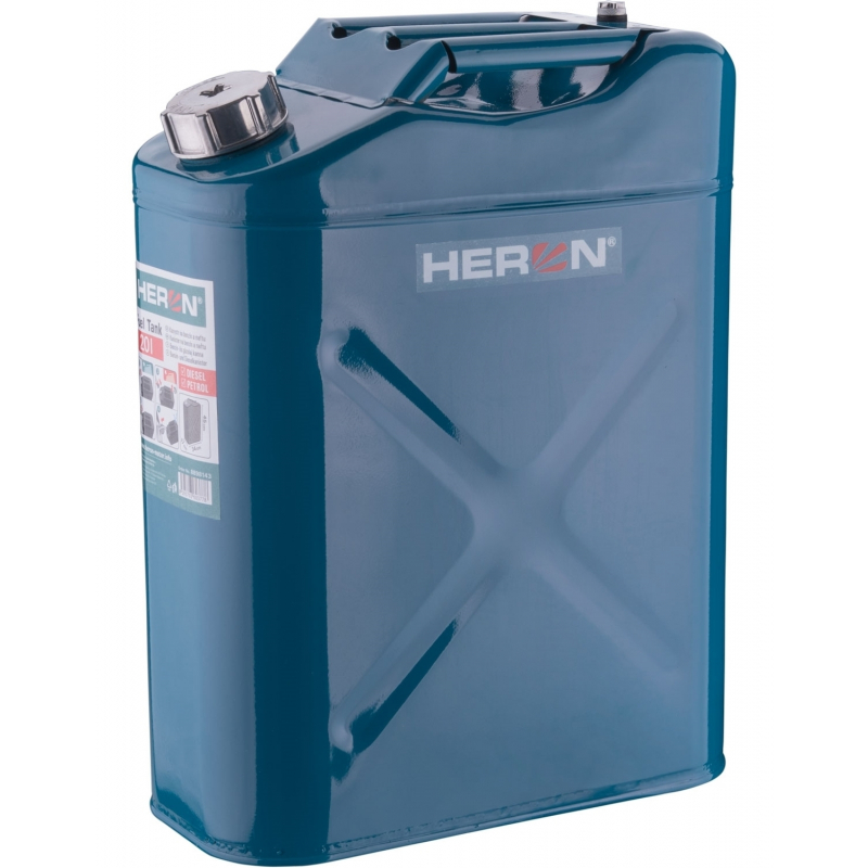 Kanystr kovový 20l na pohonné hmoty, HERON