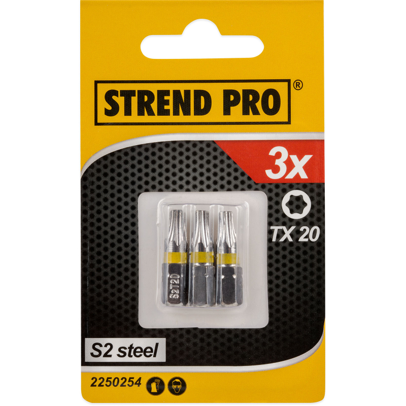 3x bit Torx TX 20, Strend Pro