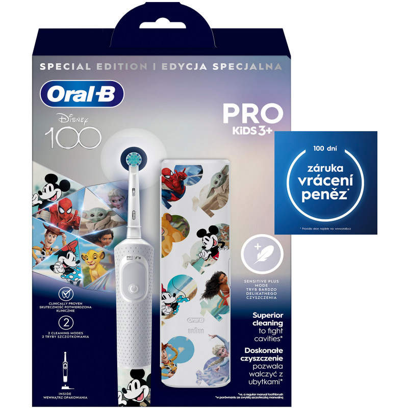 Kart��ek Oral-B Vitality Pro Kids Disney s cestovn�m pouzdrem