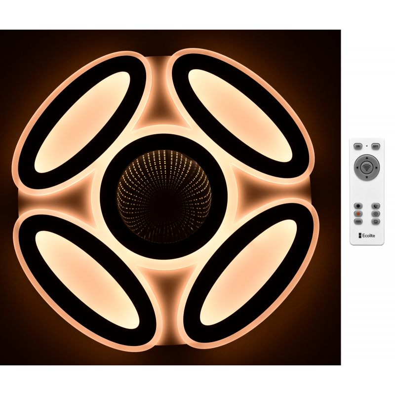 Světlo 53x53cm, 6380lm, 120W, 2700-6500K, DUNA WALP7171-3D LED