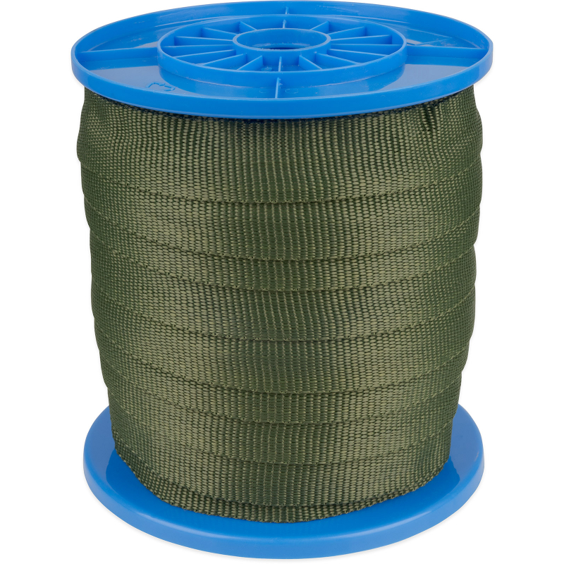 Popruh upínací pás 70m x 35mm, 270kg, zelený PP