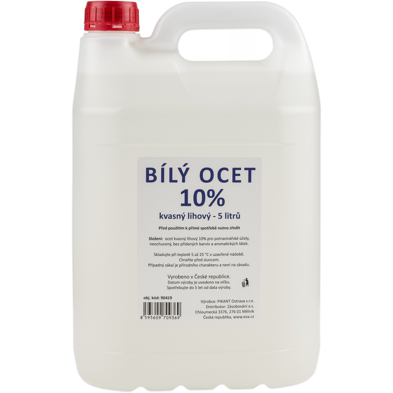 Bílý ocet 10% 5 l kanystr