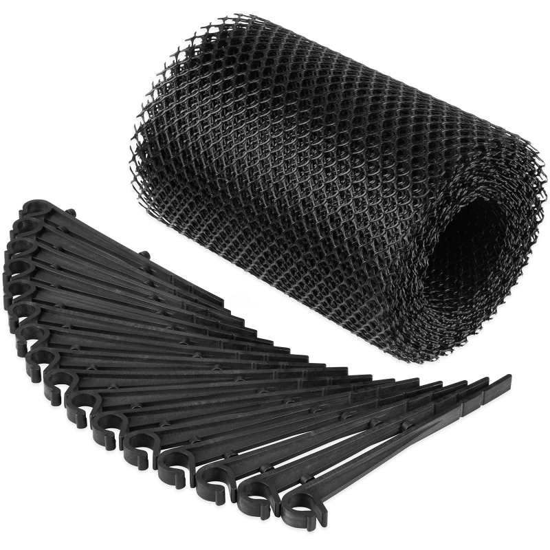 Síť ochranná do okapu 6mx16cm vč. klipů