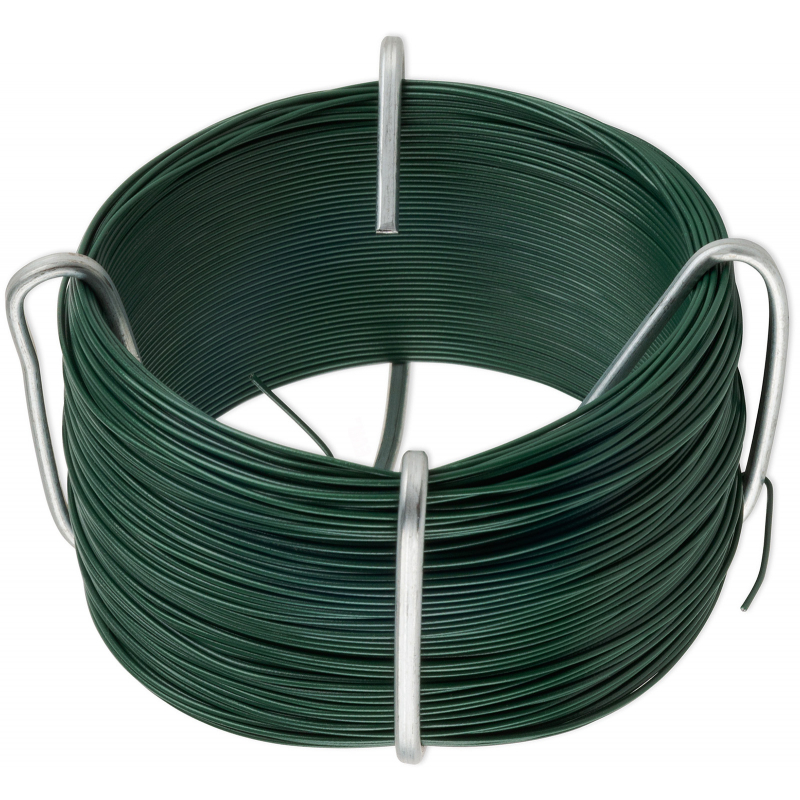 Drát vázací zelený poplastovaný 75m x 0,8mm