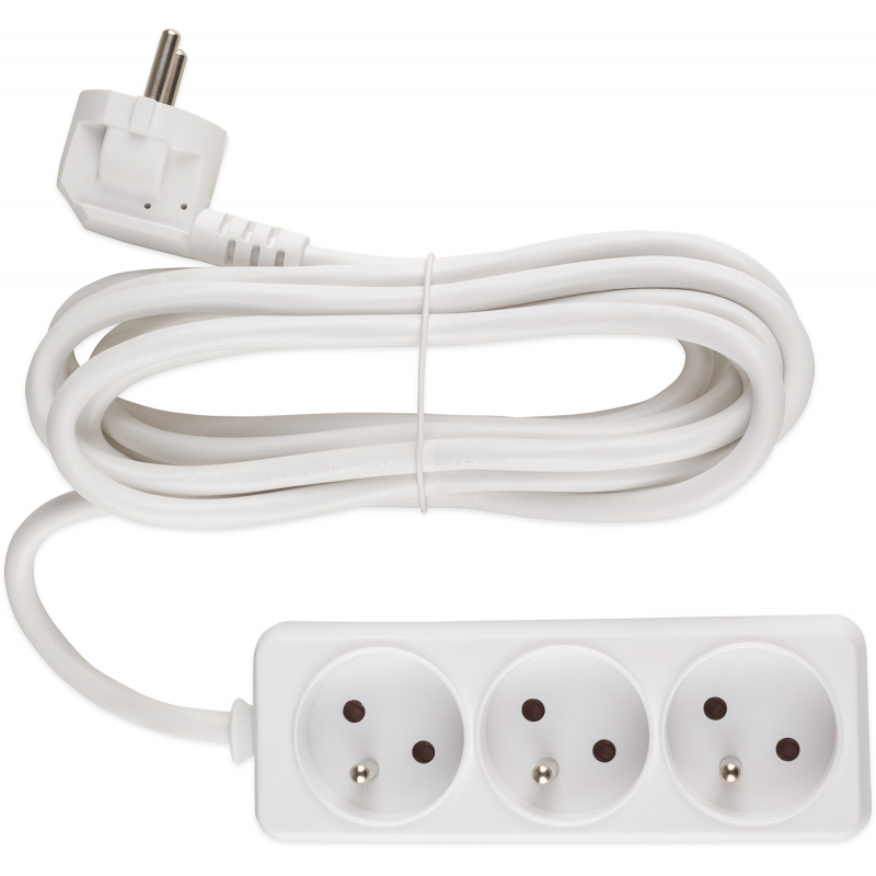 Prodlužovák 16A, 3 zásuvky 3 m, 3x1,5mm2