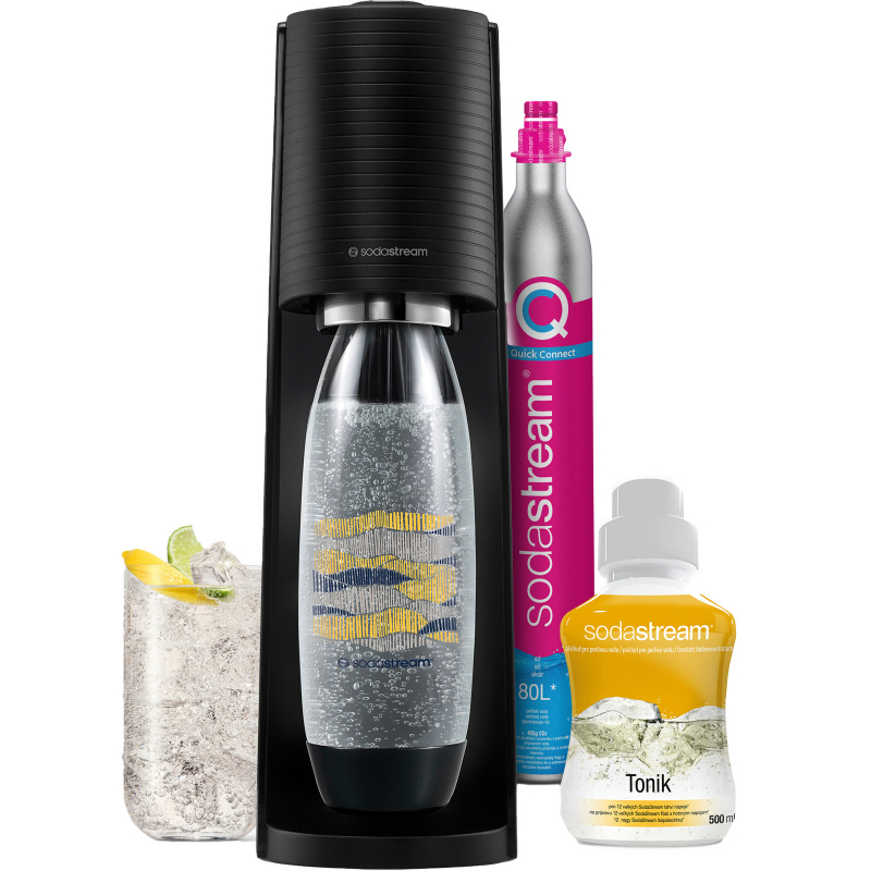 SODASTREAM výrobník sody Terra Black Tonik MegaPack