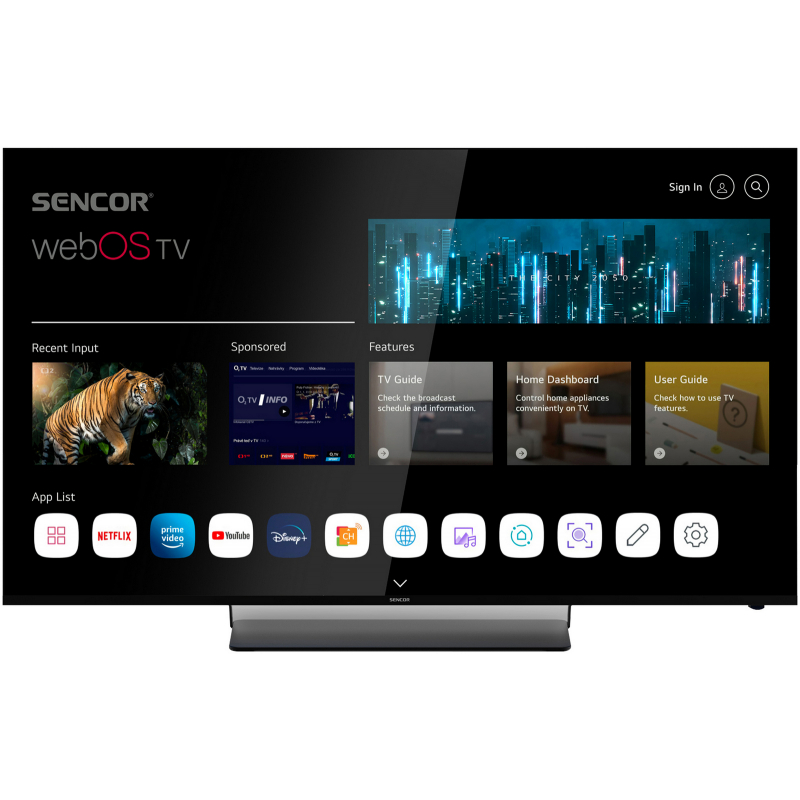 Televize SENCOR SLE 65US850TCSB