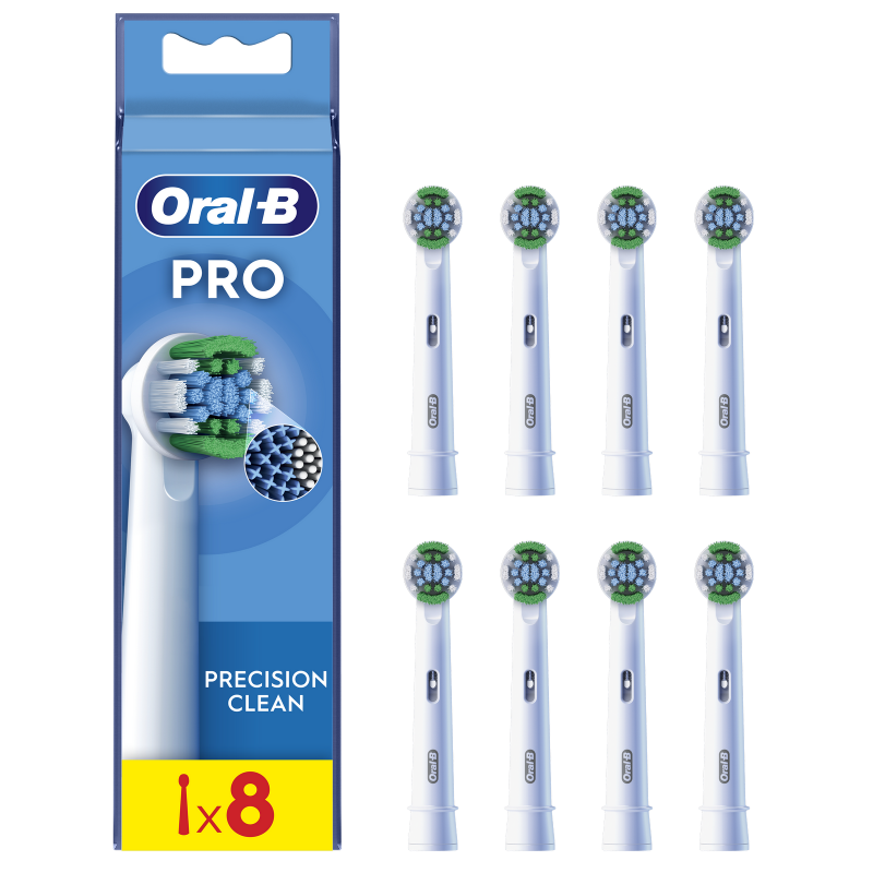Náhradní hlavice Oral-B EB 20-8 Precision Clean, 8 ks