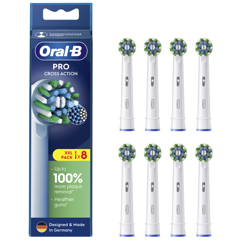 Náhradní hlavice Oral-B EB 50-8 Cross Action, 8 ks