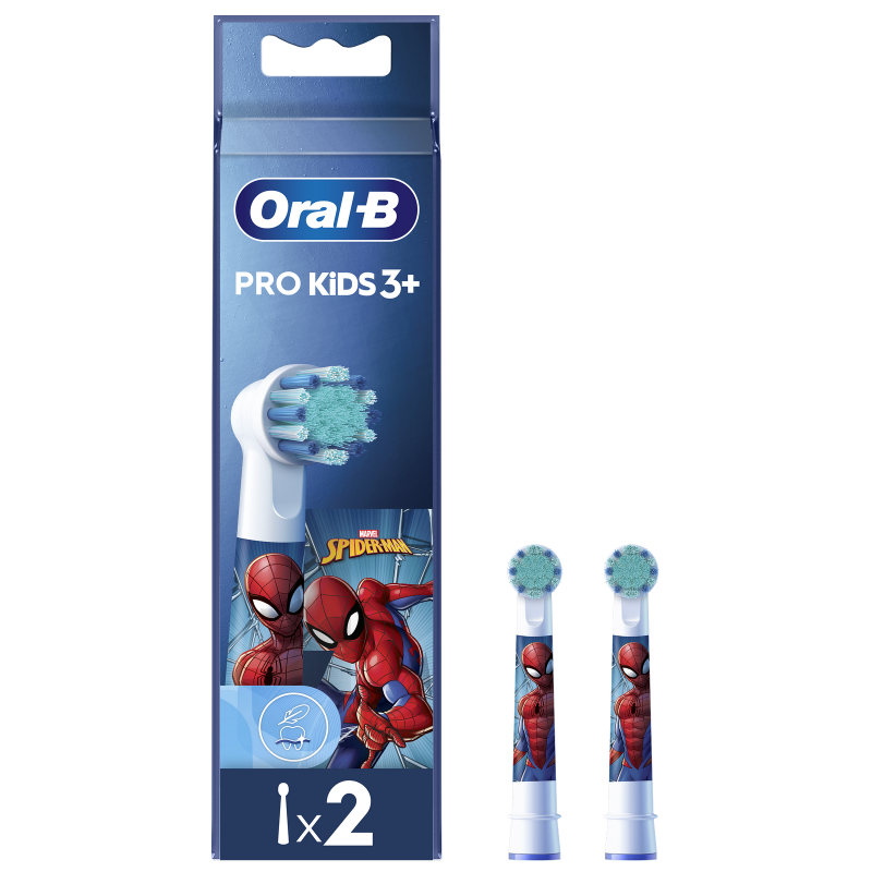 Náhradní hlavice Oral-B EB-10-2 Spiderman, 2 ks dětské, věk 3+