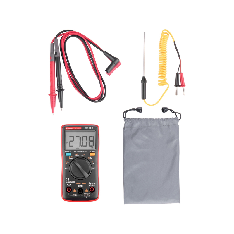 Multimetr, automatick� volba rozsah� EXTOL PREMIUM 8831254