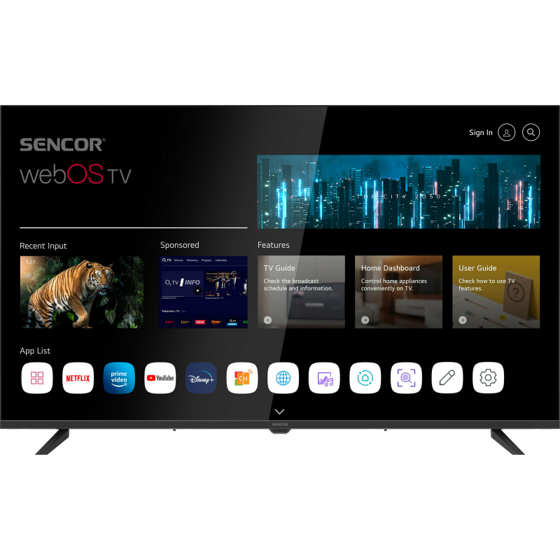 Televize SENCOR SLE 43US802TCSB