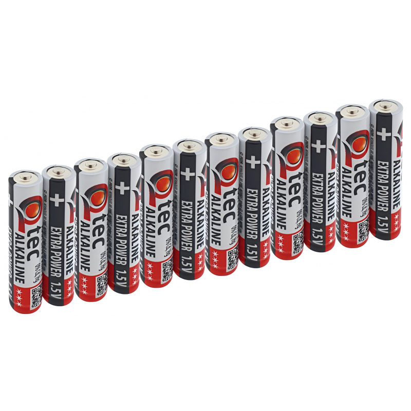 12x alkalick� baterie AAA LR03, mikrotu�kov�