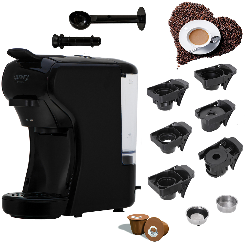 Espresso Camry CR 4414 černé BB multi kapsle