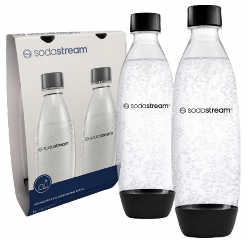 SODASTREAM lahve 1l DuoPack Fuse Black do my�ky