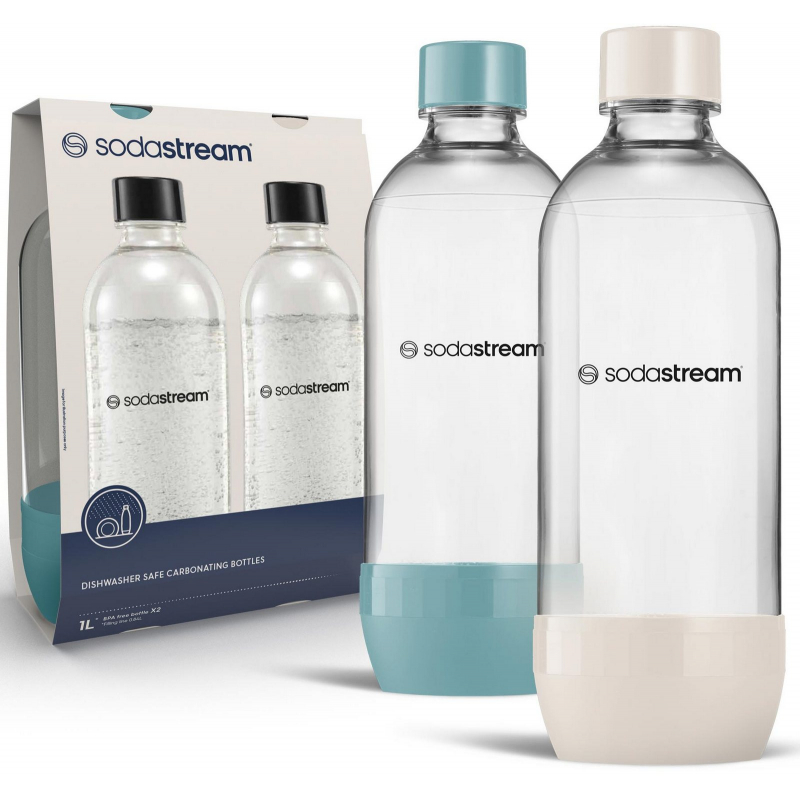 SODASTREAM lahve 1l DuoPack Jet Blue/Sand do my�ky