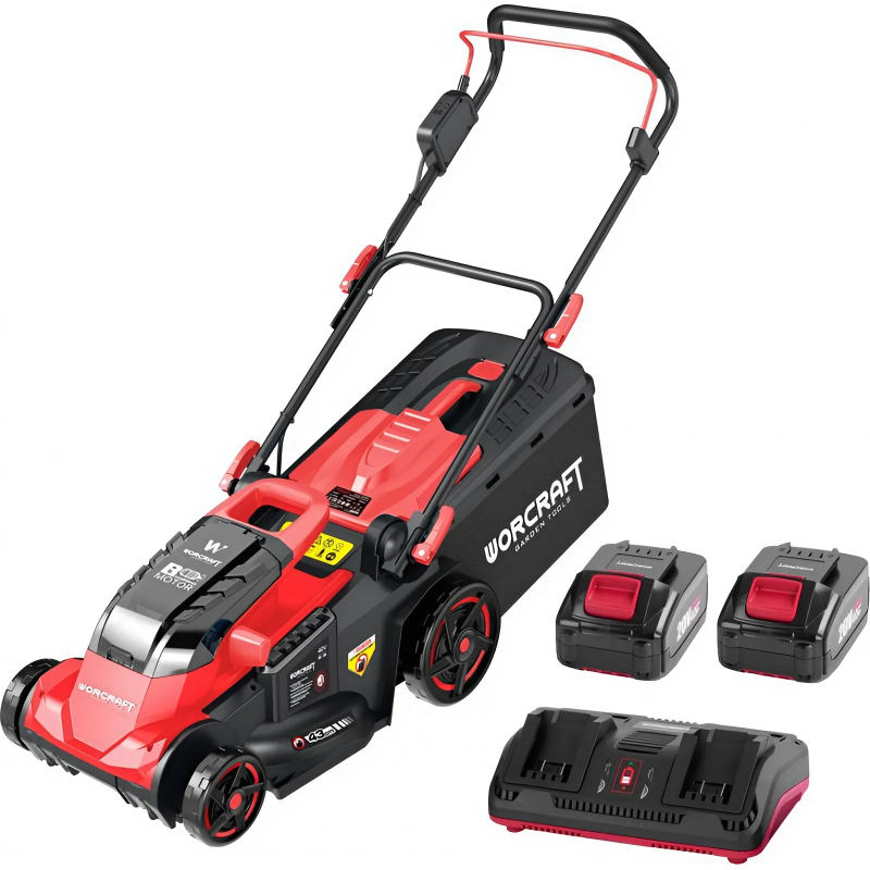Seka�ka 43cm AKU 2x4Ah,bezuhl,mul� Worcraft CLM-S40LiBH ShareSYS