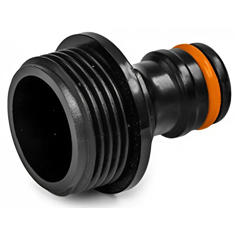 Adapter s vnějším závitem 3/4" pro hadici s rychlospojkou, Black