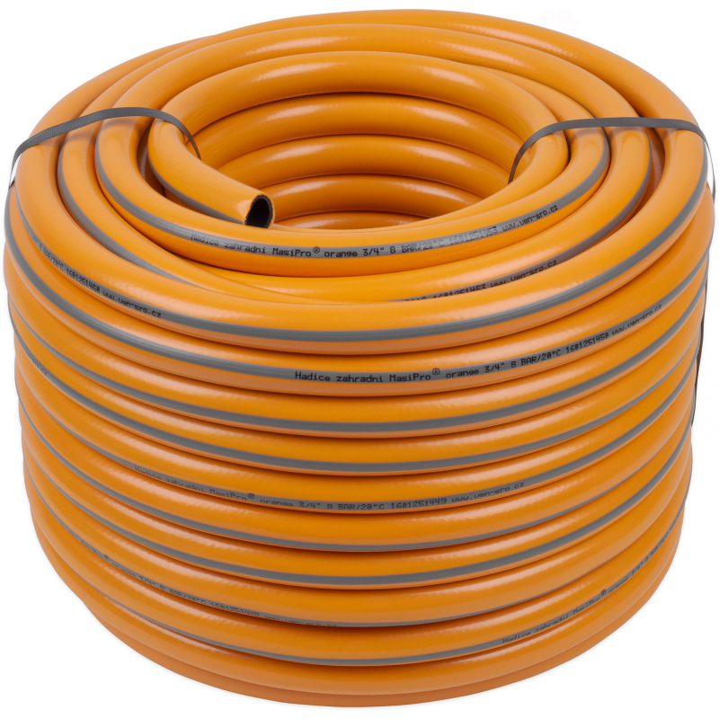 Hadice zahradní 3/4" 50m 10 let záruka MasiPro Orange, ČR