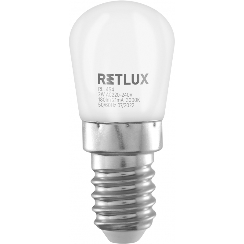 Žárovka LED E14/2W/180lm/3000K Retlux RLL 454 Fridge